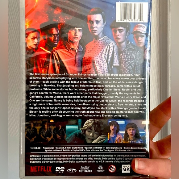 Stranger Things Season 4 DVD - Picture 2 of 2